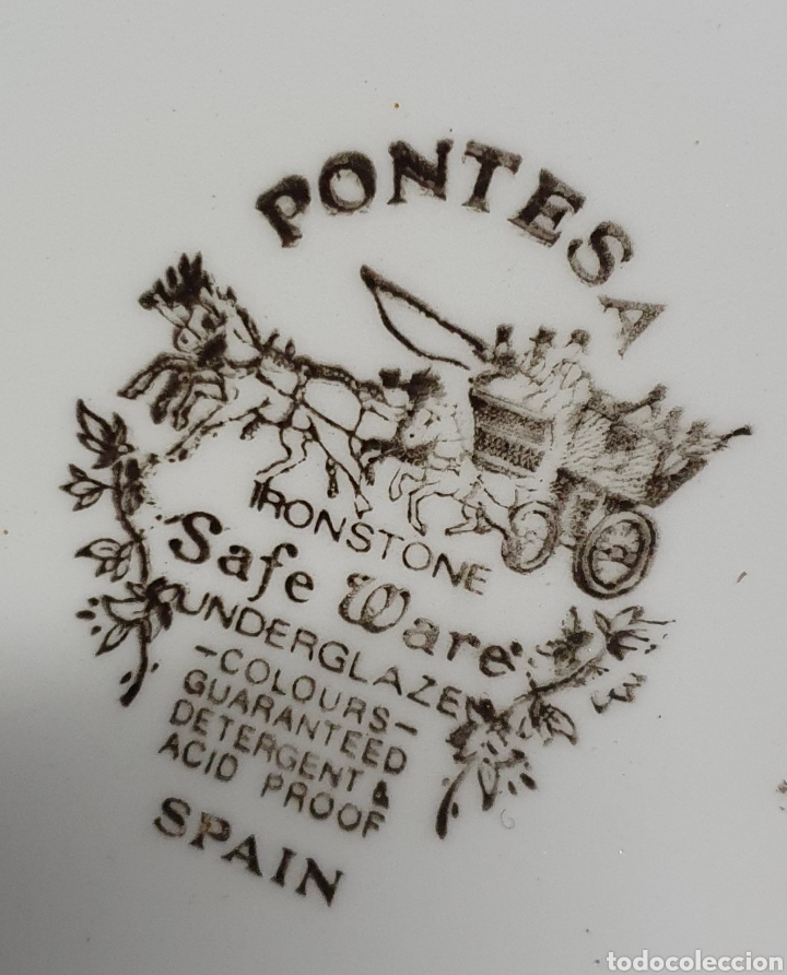 Antig&uuml;edades: Plato Porcelana - Foto 3