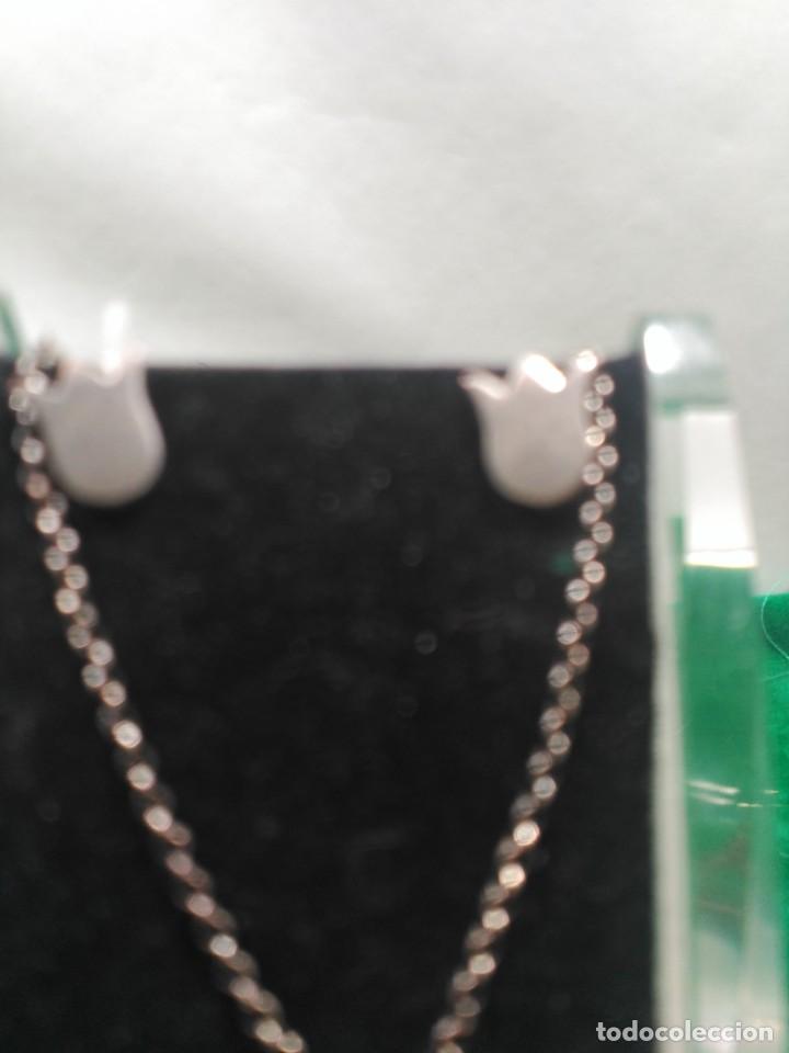Antig&uuml;edades: gargantilla y pendientes plata + - Foto 2