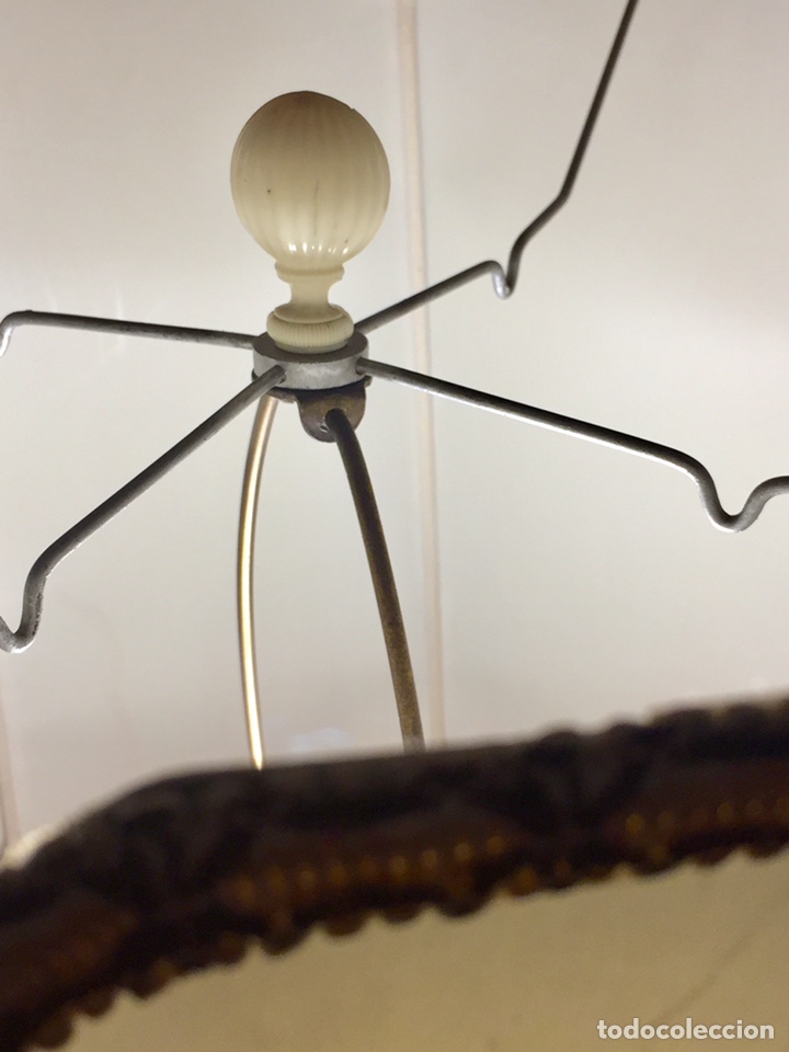 Antig&uuml;edades: Fant&aacute;stica l&aacute;mpara francesa cristal opalina - Foto 19