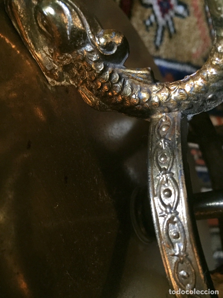 Antig&uuml;edades: Fant&aacute;stica l&aacute;mpara francesa cristal opalina - Foto 23