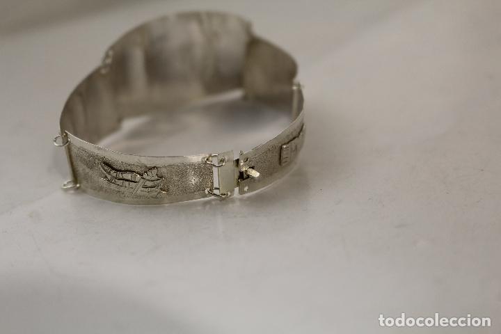 Antig&uuml;edades: pulsera en plata de ley 800 - Foto 2