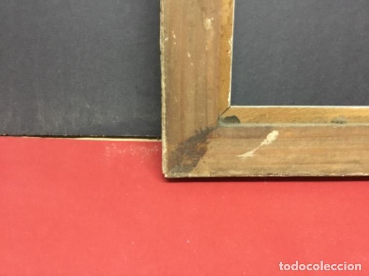 Antig&uuml;edades: Antiguo marco madera muy raro - Foto 7