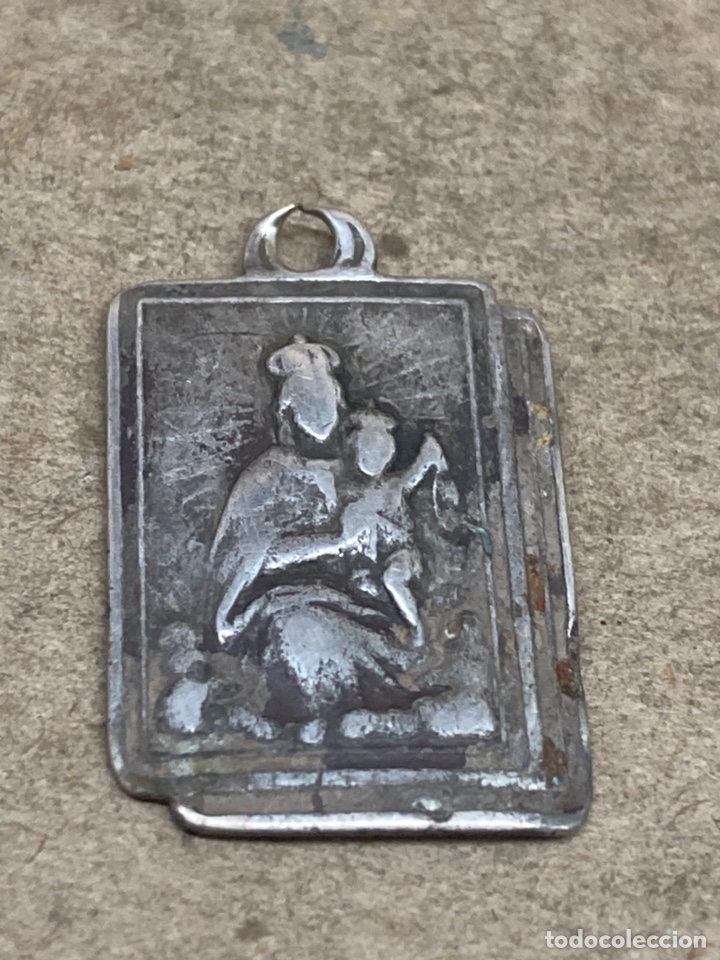 Antig&uuml;edades: Medalla de plata religiosa antigua - Foto 2