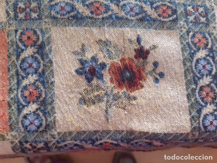 Antig&uuml;edades: COLCHA DE DOS CARAS PARA CAMA DE 150. - Foto 13