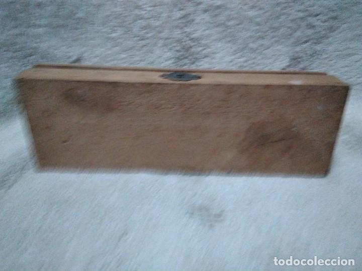 Antig&uuml;edades: Antiguo plumier de madera - Foto 5