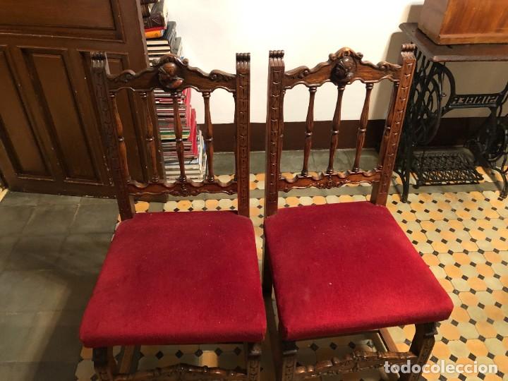 Antig&uuml;edades: 2 SILLAS DE DESPACHO. - Foto 1