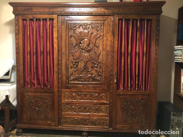 Antig&uuml;edades: ARMARIO DE DESPACHO - Foto 2