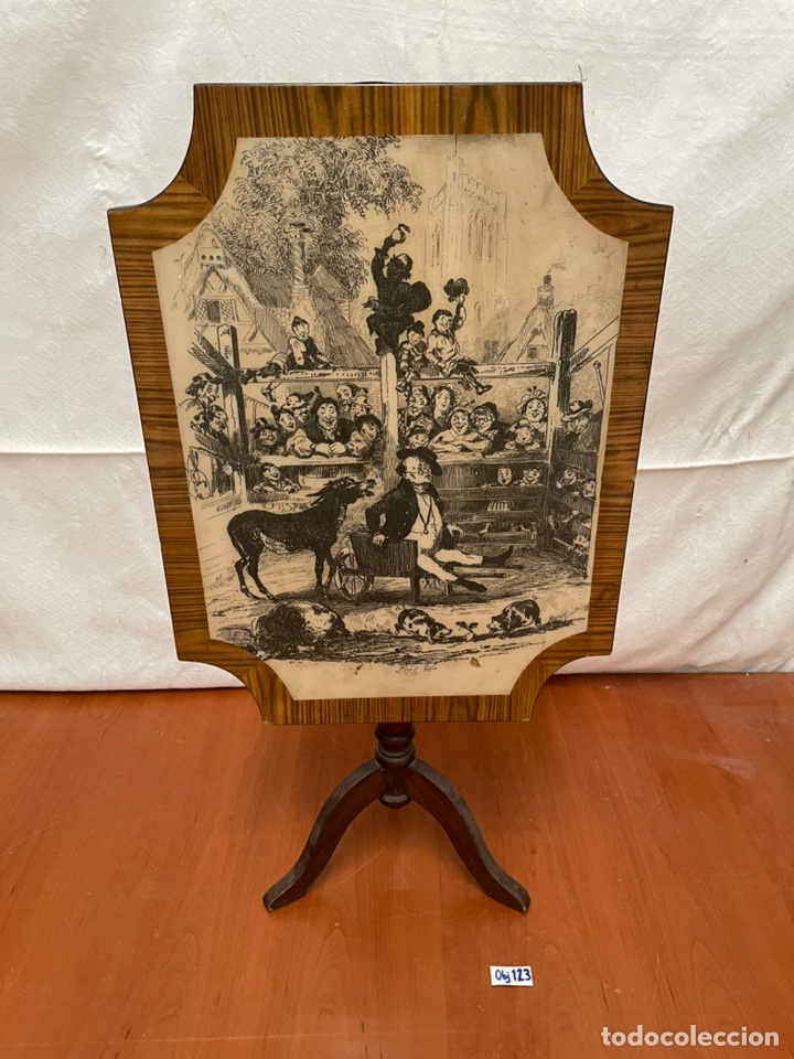 Antig&uuml;edades: ANTIGUA MESILLA PLEGABLE - Foto 2