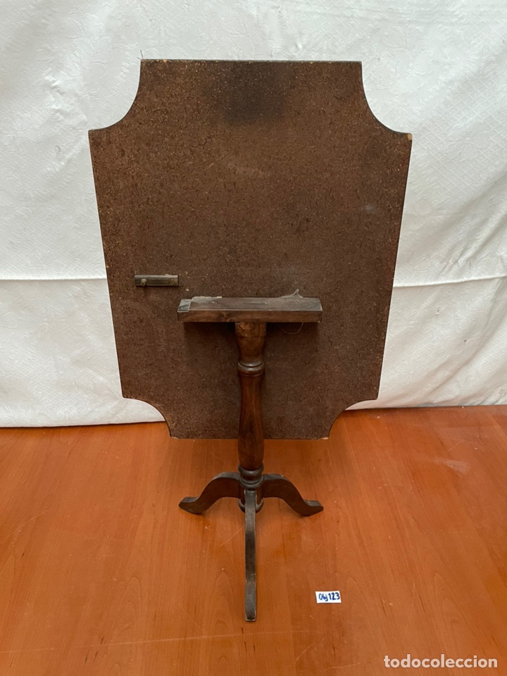 Antig&uuml;edades: ANTIGUA MESILLA PLEGABLE - Foto 5