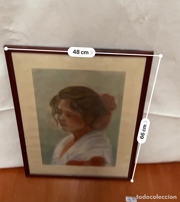 Antig&uuml;edades: CUADRO MUJER CON LAMENTOS - Foto 2