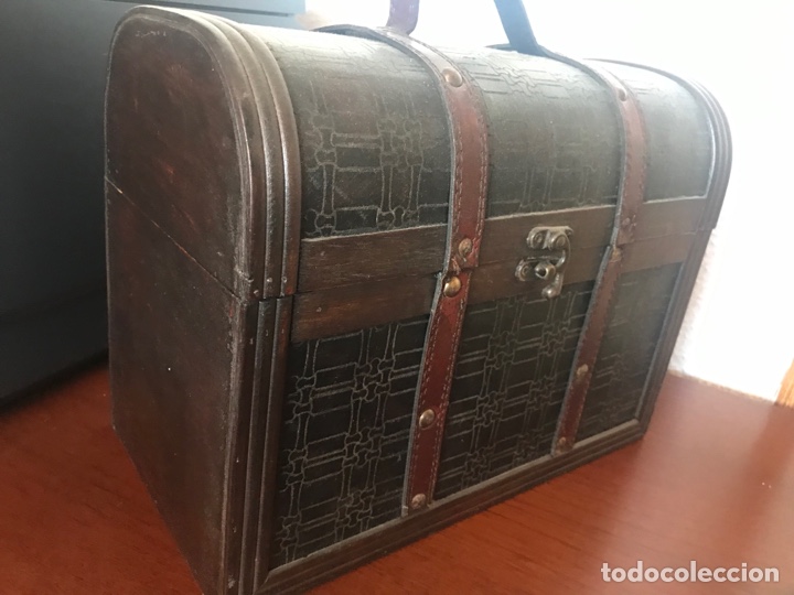 Antig&uuml;edades: Fant&aacute;stica caja malet&iacute;n - Foto 2