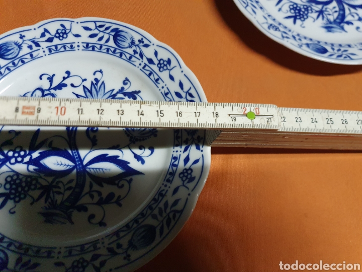 Antig&uuml;edades: 2 platos Porcelana - Foto 2
