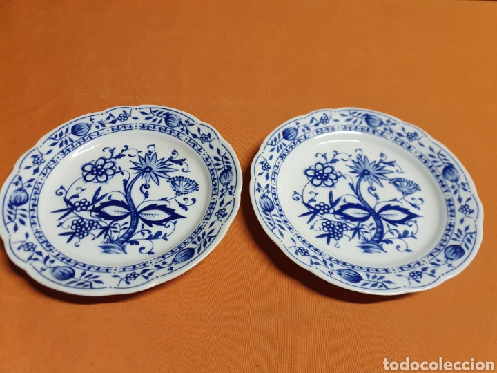 Antig&uuml;edades: 2 platos Porcelana - Foto 1