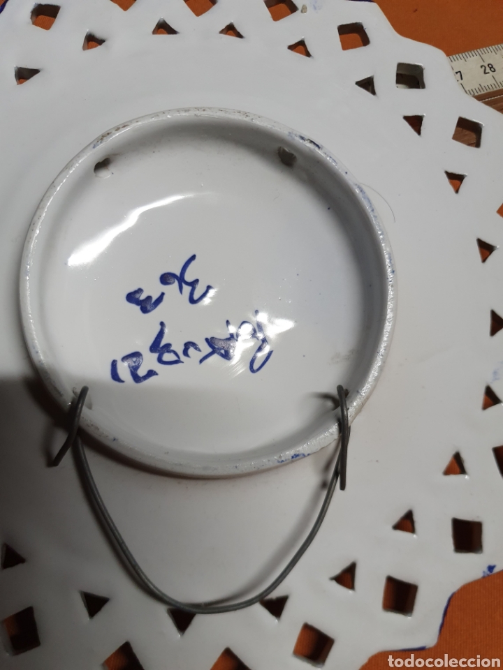 Antig&uuml;edades: Plato Porcelana - Foto 3