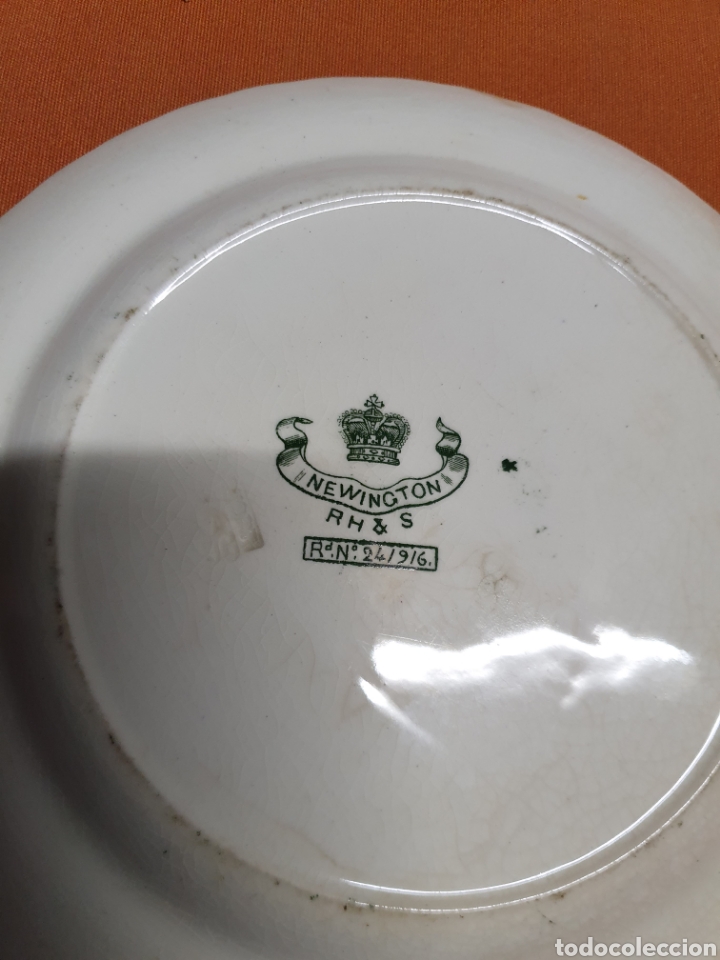 Antig&uuml;edades: Plato Porcelana - Foto 3