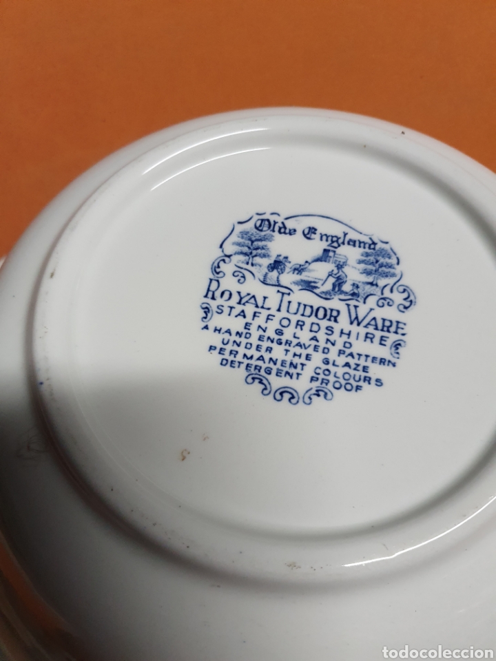 Antig&uuml;edades: Cuenco Porcelana Inglesa - Foto 4