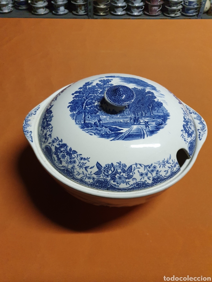 Antig&uuml;edades: Sopera Porcelana Inglesa - Foto 1