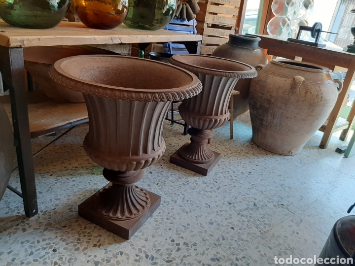 Antig&uuml;edades: Extraodinario macetero antiguo - Foto 8