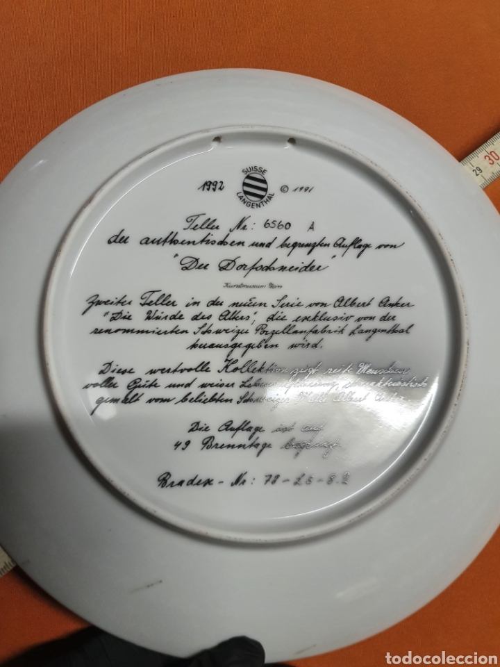 Antig&uuml;edades: Plato Porcelana colecci&oacute;n - Foto 3