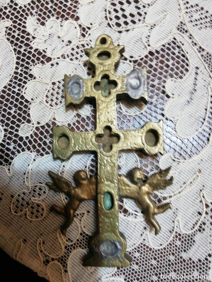 Antig&uuml;edades: CRUZ DE CARAVACA. 11CM (RfM-12/e) - Foto 2