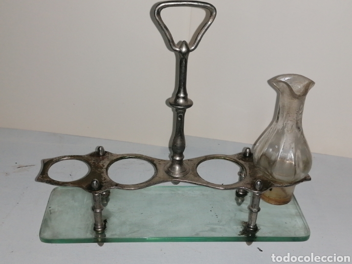 Antig&uuml;edades: Vinajera para 4 botellas - Foto 2