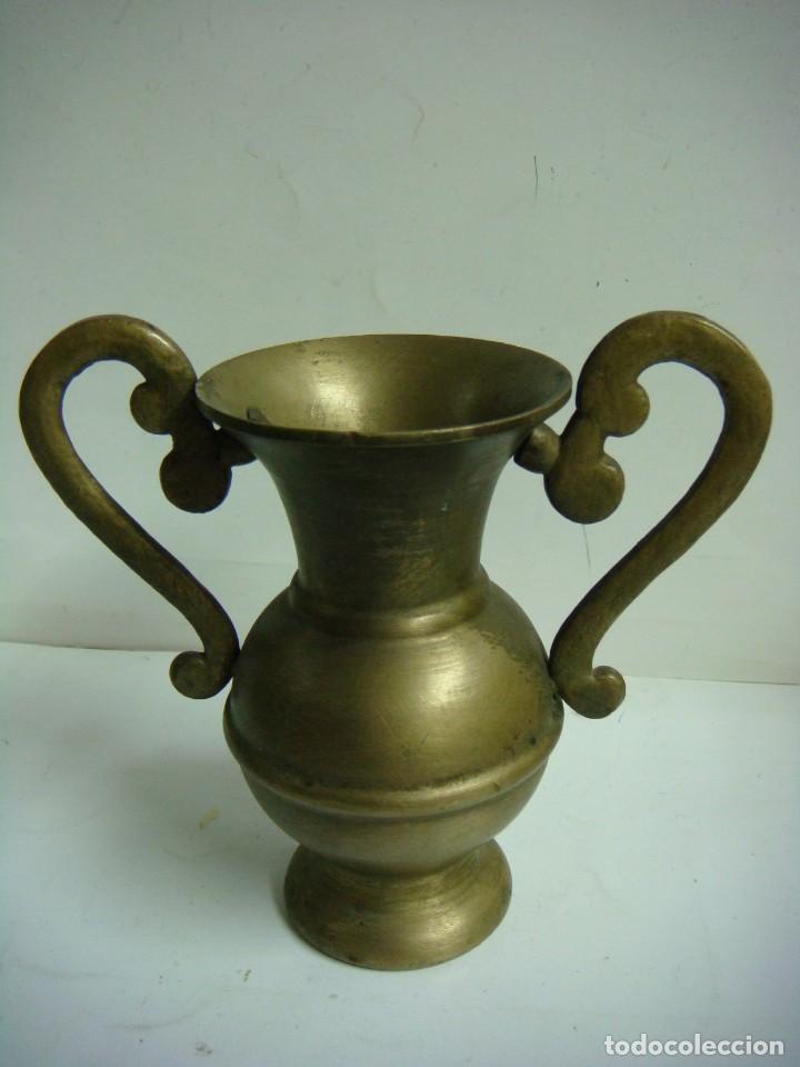 Antig&uuml;edades: JARRON EN BRONCE ANTIGUO (&) - Foto 1