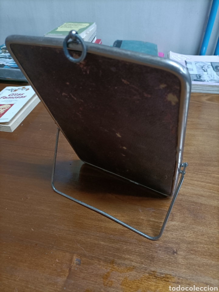 Antig&uuml;edades: Espejo de mesa. 27 x 19 cms - Foto 4
