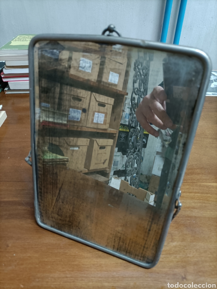 Antig&uuml;edades: Espejo de mesa. 27 x 19 cms - Foto 1
