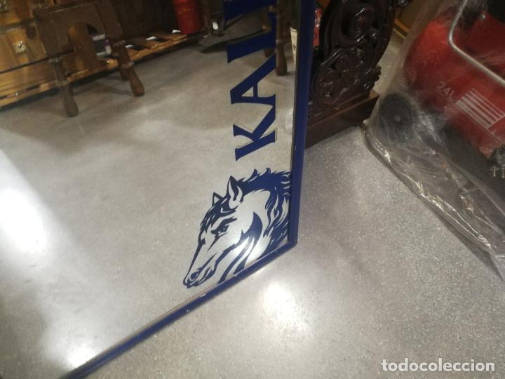 Antig&uuml;edades: BELLO ESPEJO DE PUBLICIDAD KALIBER - Foto 2
