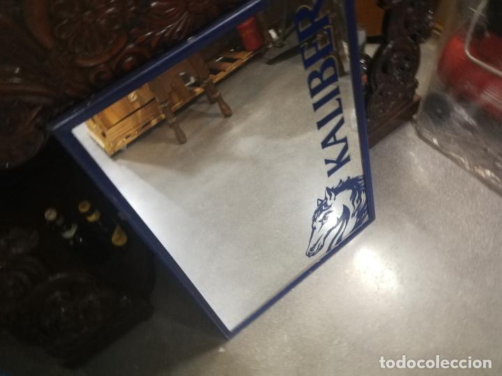 Antig&uuml;edades: BELLO ESPEJO DE PUBLICIDAD KALIBER - Foto 4