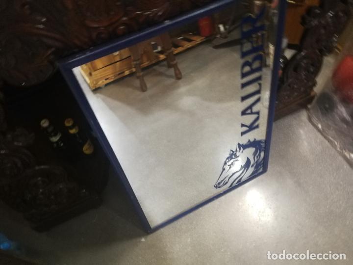 Antig&uuml;edades: BELLO ESPEJO DE PUBLICIDAD KALIBER - Foto 5