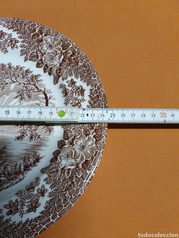 Antig&uuml;edades: 2 platos Porcelana - Foto 2