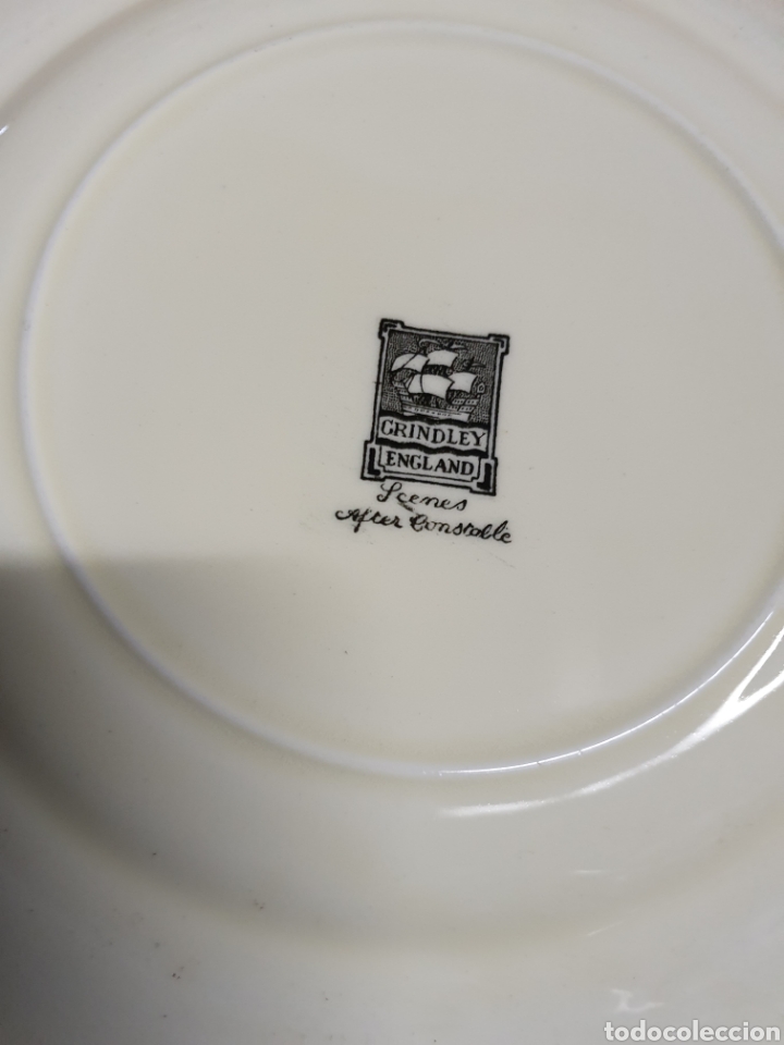 Antig&uuml;edades: 2 platos Porcelana - Foto 3