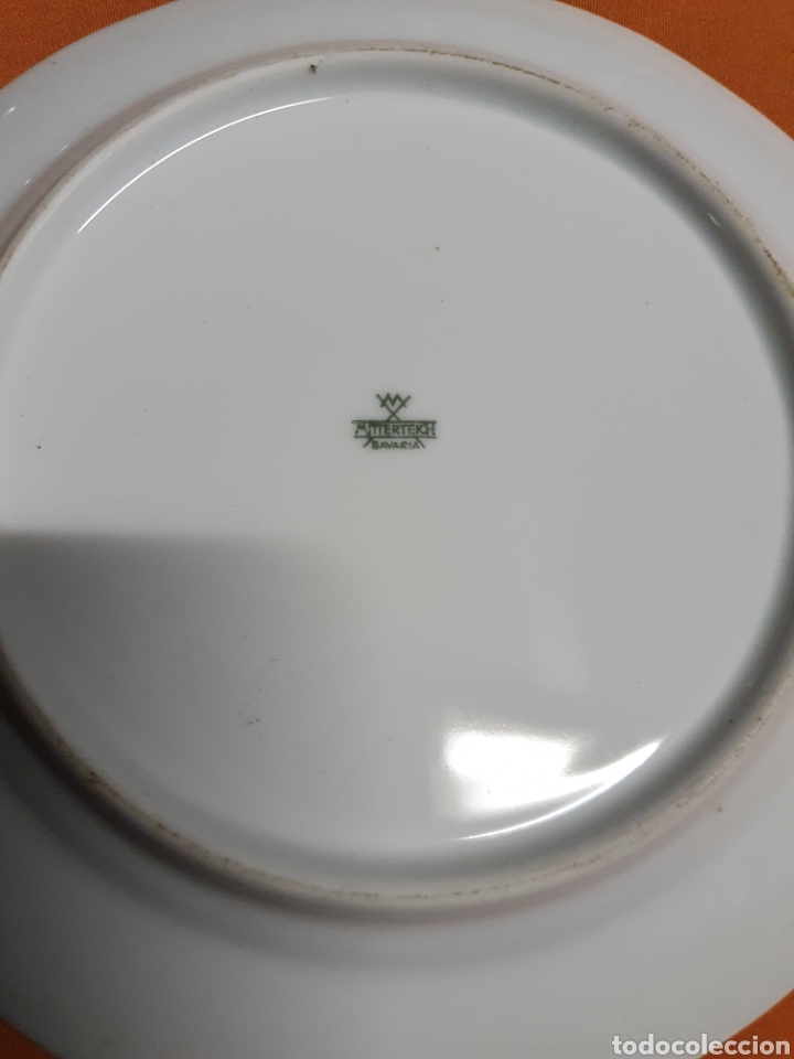 Antig&uuml;edades: Plato Porcelana - Foto 3