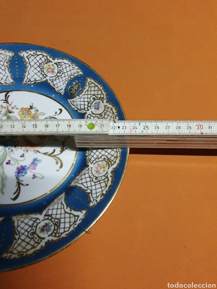 Antig&uuml;edades: Plato Porcelana - Foto 2