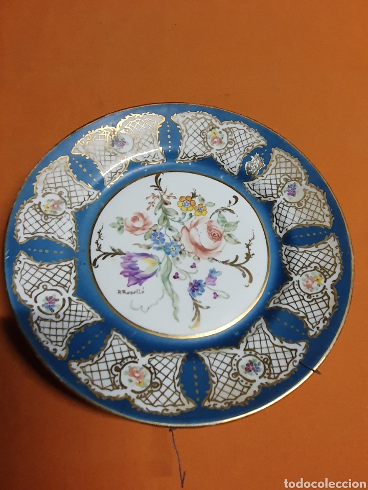 Antig&uuml;edades: Plato Porcelana - Foto 1