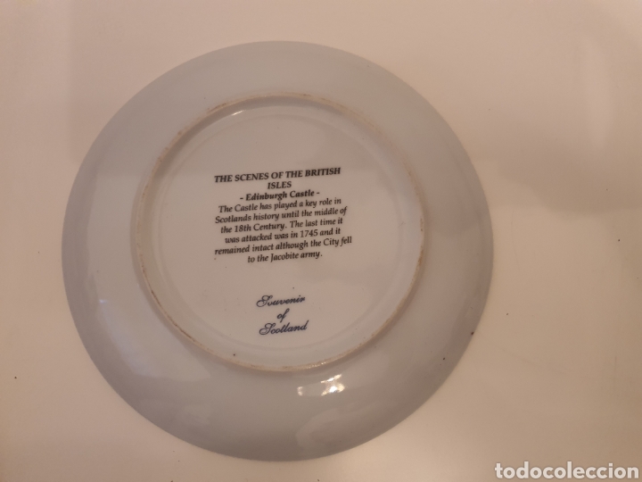 Antig&uuml;edades: plato souvenir castillo edimburgo . - Foto 2