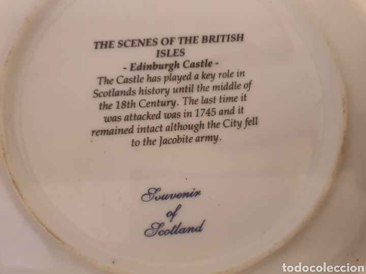 Antig&uuml;edades: plato souvenir castillo edimburgo . - Foto 3
