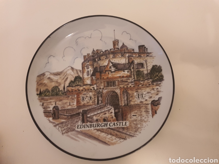 Antig&uuml;edades: plato souvenir castillo edimburgo . - Foto 1