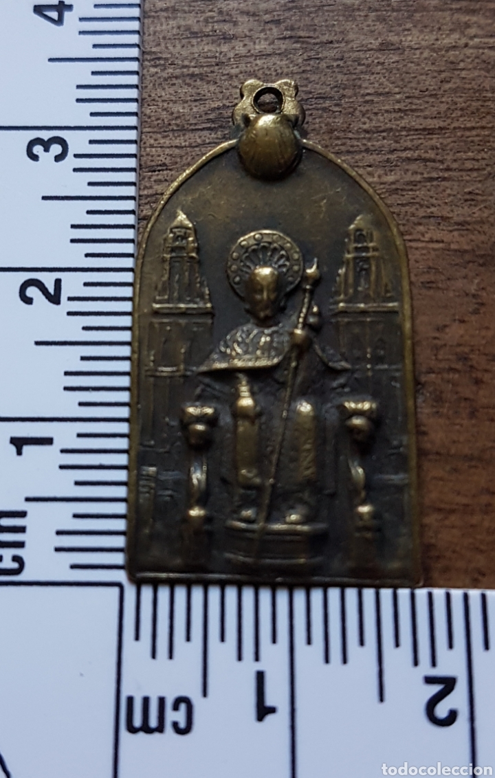 Antig&uuml;edades: Medalla bronce a&ntilde;o santo Compostelano 1954 - Foto 1