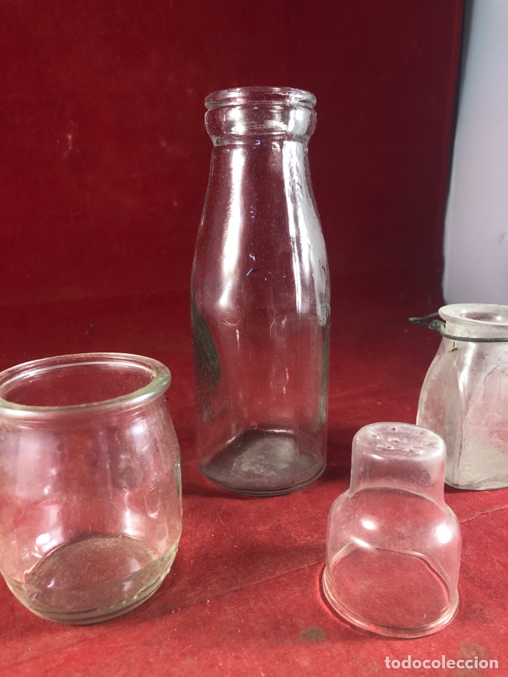 Antig&uuml;edades: Lote recpientes cristal - Foto 2