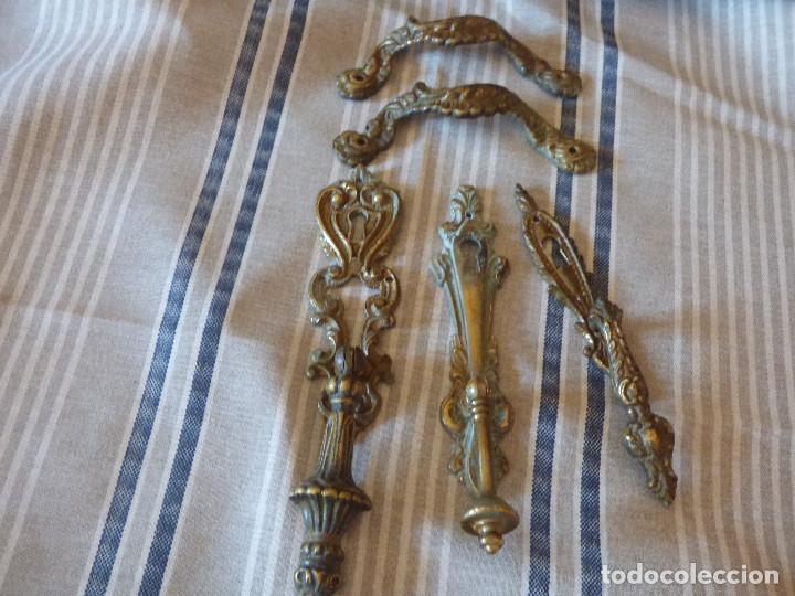 Antig&uuml;edades: Lote tiradores , de bronce. - Foto 1