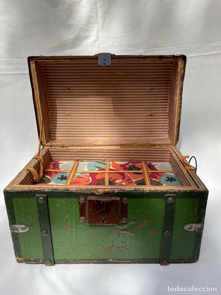 Antig&uuml;edades: Ba&uacute;l miniatura 30 x20 cm - Foto 6