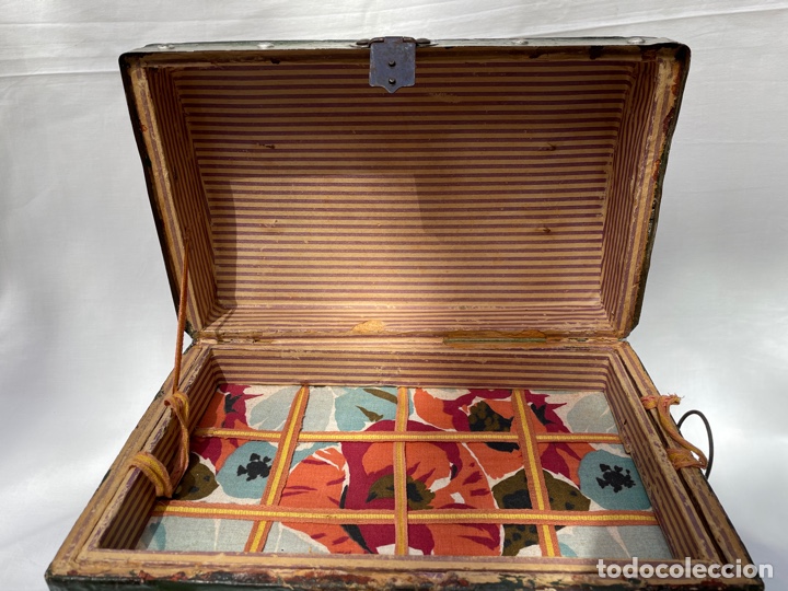 Antig&uuml;edades: Ba&uacute;l miniatura 30 x20 cm - Foto 7