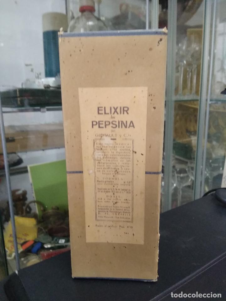 Antigüedades: Elixir Pepsina grimault. Vitrina correos - Foto 3 - 249496945