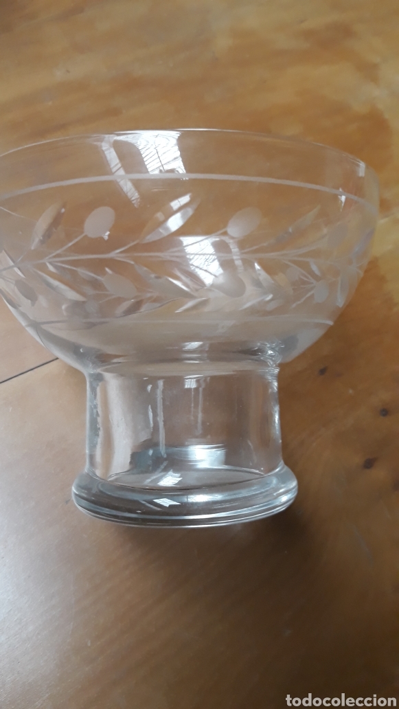 Antig&uuml;edades: Copas de helado de cristal tallado. - Foto 2