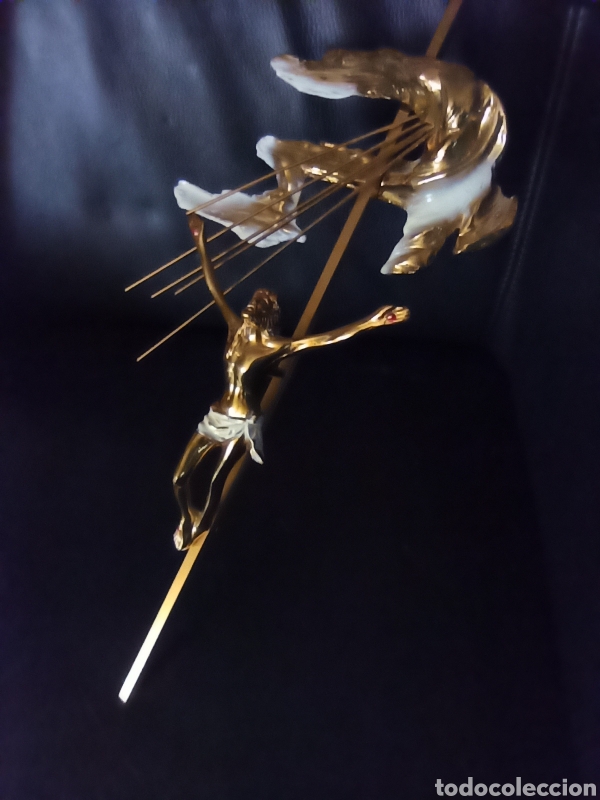 Antig&uuml;edades: crucifijo en bronce gran tama&ntilde;o. - Foto 6