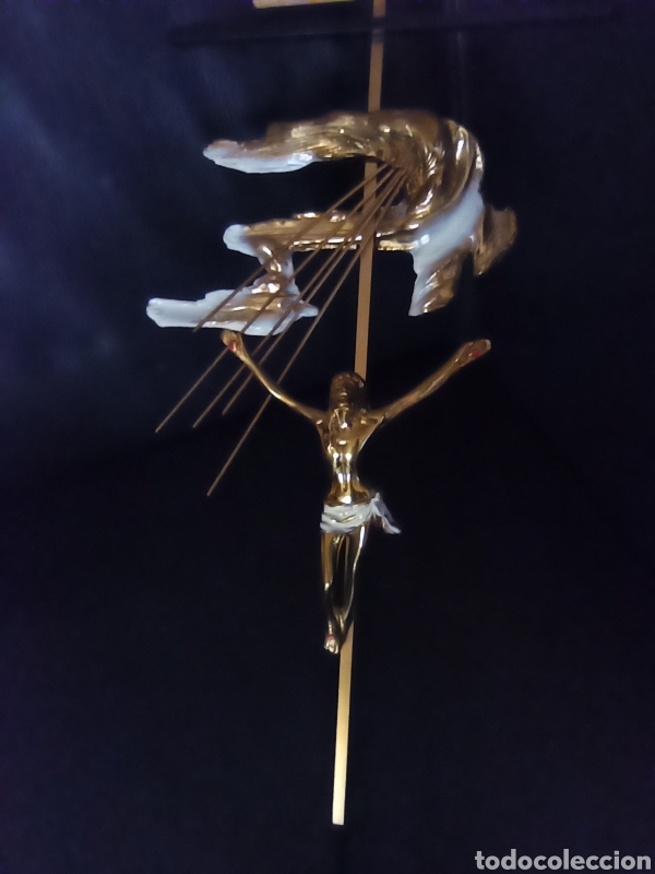 Antig&uuml;edades: crucifijo en bronce gran tama&ntilde;o. - Foto 1