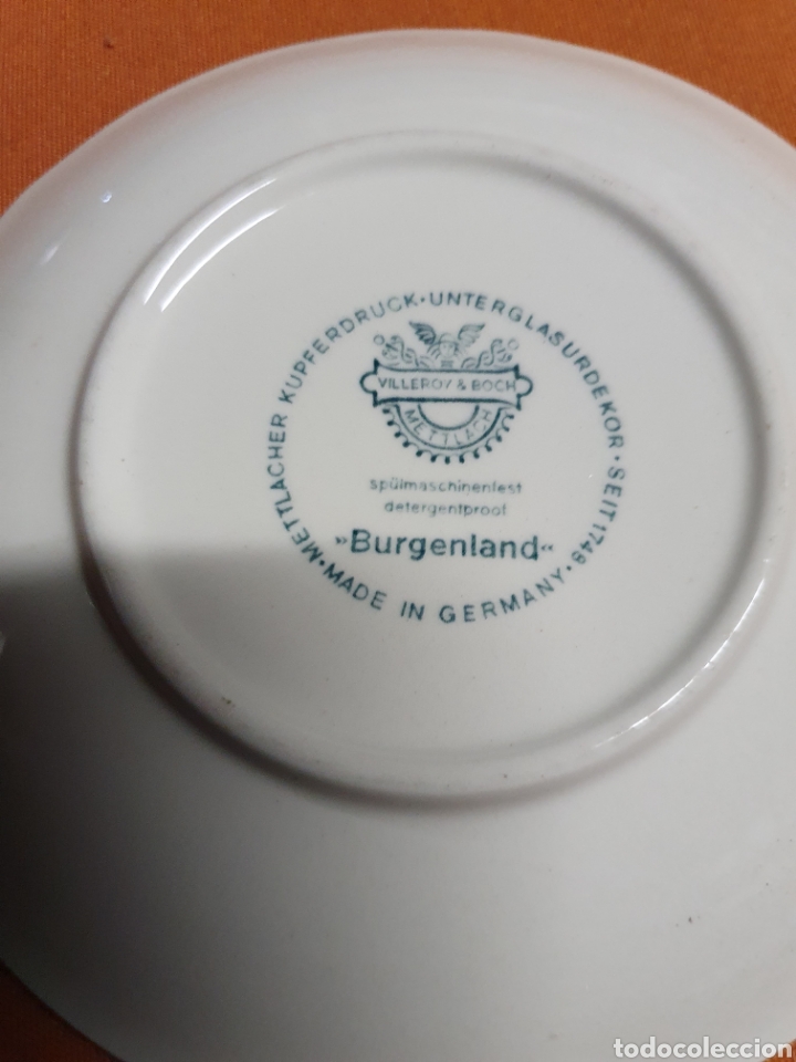 Antig&uuml;edades: 6 pocillo Porcelana - Foto 2