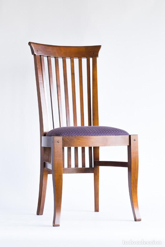 Antig&uuml;edades: SILLA RESPALDO BARROTES - Foto 1